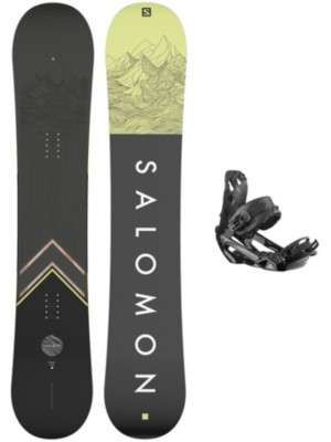 Kup Salomon Sight 147 + Rhthm M 2022 Snowboard Set online na Blue